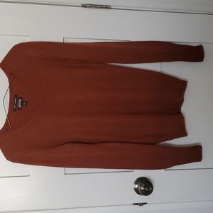 Rust color cashmere sweater
